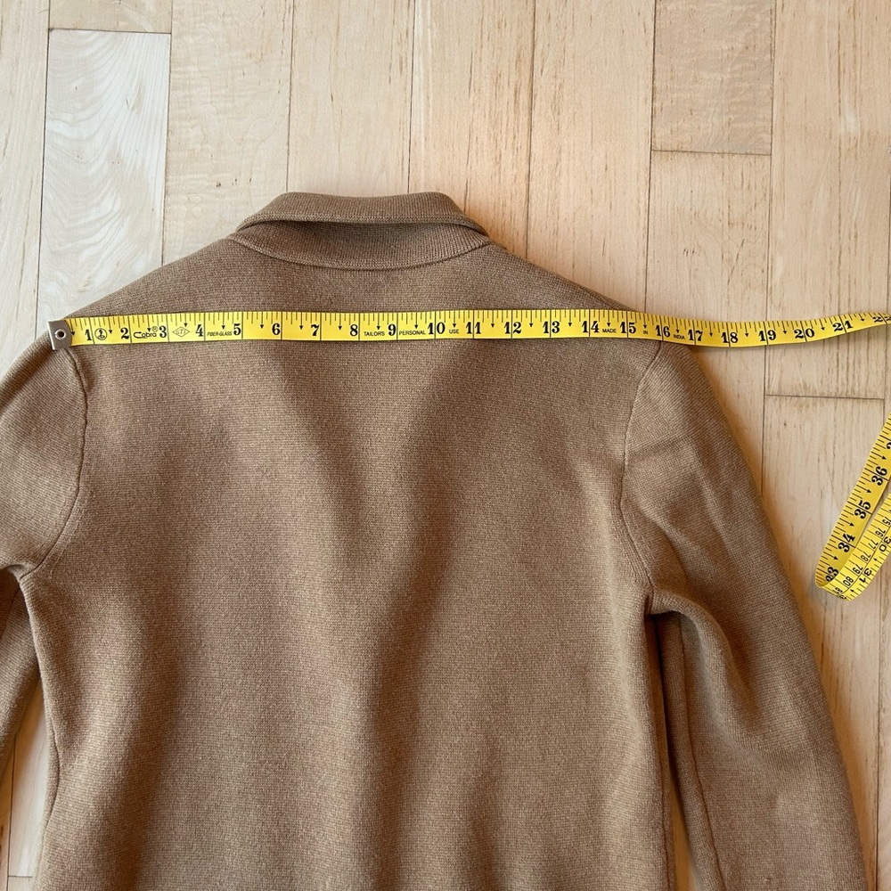 J. Crew Women’s 100% Cotton Sweater Blazer in Heather Acorn Size Small - Picture 10 of 16
